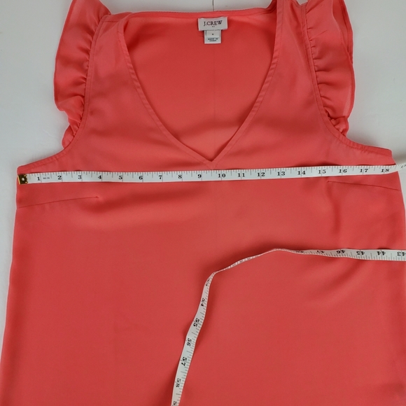 J Crew Factory sleeveless chiffon top size 6 - Picture 5 of 7
